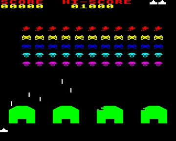 Space Intruders (1983)(Interceptor Micros)[INTRU1] screen shot game playing